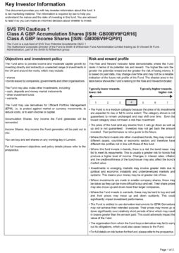 True Potential Schroders Balanced Key Investor Information Document