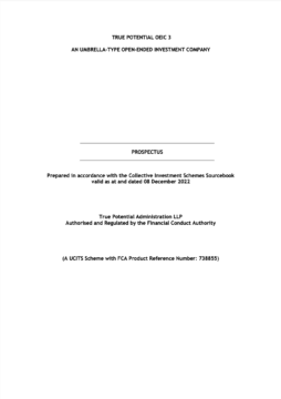 True Potential OEIC – 3 Prospectus – November 23