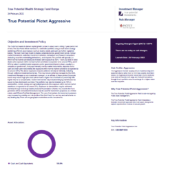 True Potential Pictet Aggressive Factsheet