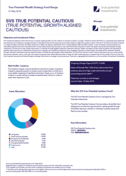 True Potential Growth-Aligned Cautious Factsheet